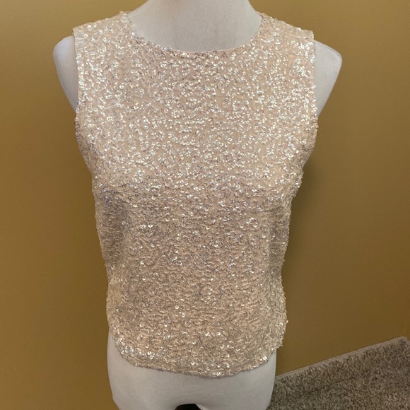 💄NWT Express Sequin Blouse - Picture 1 of 5